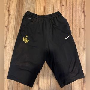 Wake Forest Black Nike Dri-Fit Capri’s, Size M
